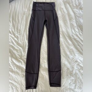 Lululemon fast and free gray leggings